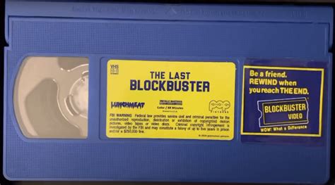 The Last Blockbuster VHS Tape Is Reselling For 200 Resell Calendar