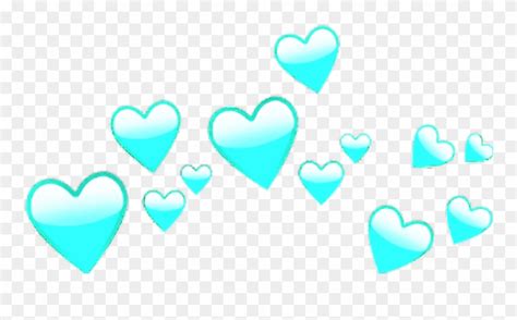 Blue Heart Crown Heartcrown Bynisha Sticker Decoration Stitch Picsart