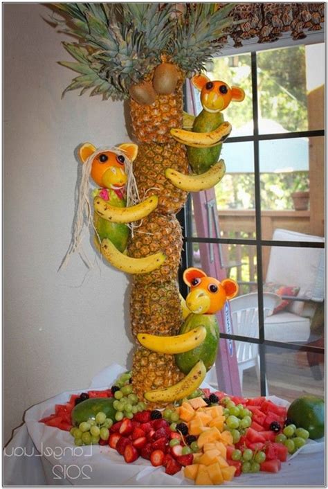 Pineapple Tree Centerpieces Fruit Art Fruit Creations