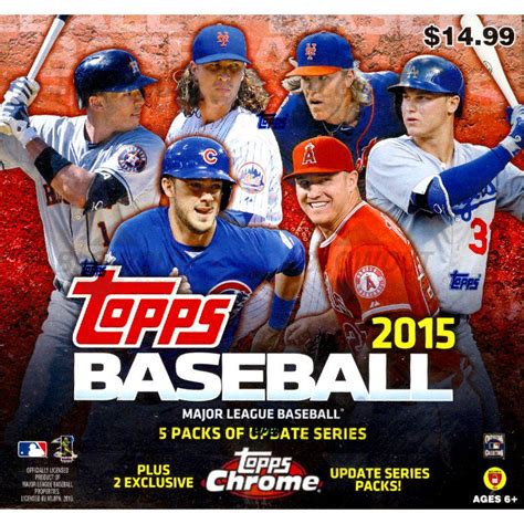 When i was growing up in the 1980s, baseball cards were my life. 2015 Topps Mega Box Baseball - Box