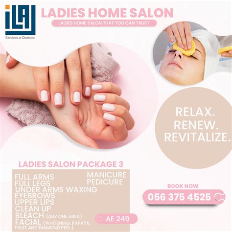 Deluxe Saloon Packages Female Saloon At Home