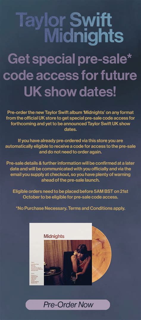 Heres How To Get Tickets To Taylor Swifts 2023 Uk Tour