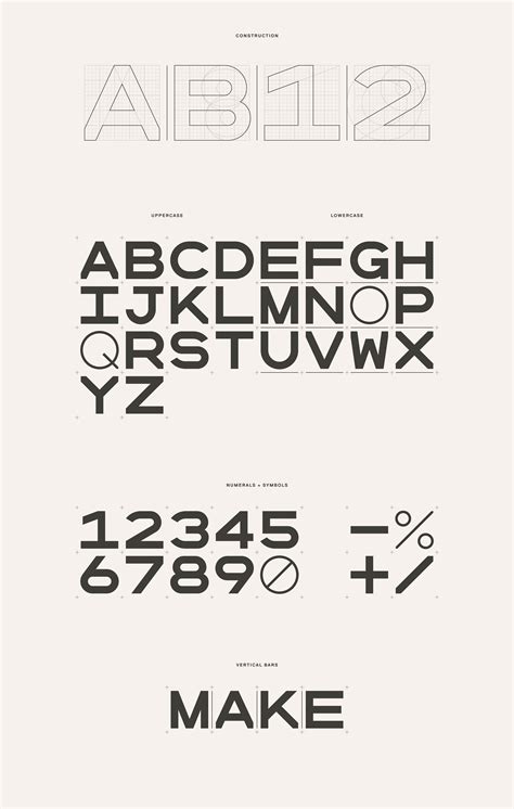 Flor Custom Monospace Typeface Graphic Design Fonts Branding Design