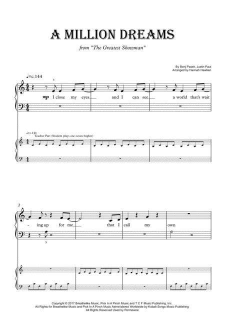 Let It Be Beginner Piano With Teacher Duet Free Music Sheet