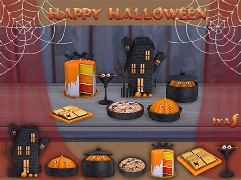 Happy Halloween Set By Soloriya At Tsr Sims 4 Updates Sims 4 Happy