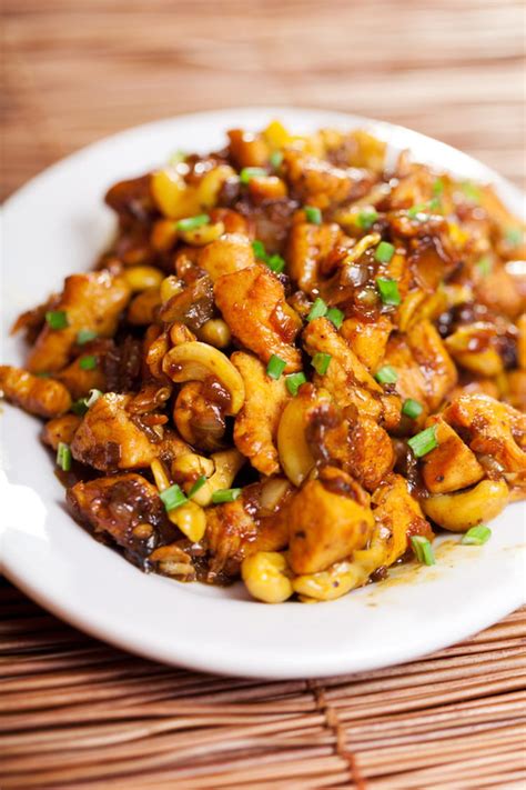 Recette de Poulet thaï aux noix de cajou