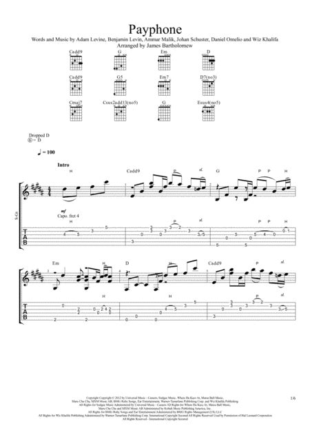 Check spelling or type a new query. Payphone (Fingerstyle Guitar) by Maroon 5. | Sheet music, Fingerstyle guitar, Digital sheet music