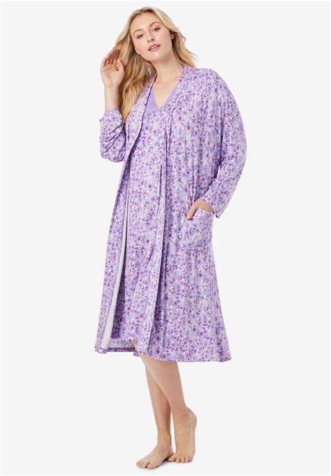 Get the best deals on knit ball gowns for women. Knit Gown and Robe Set | Woman Within