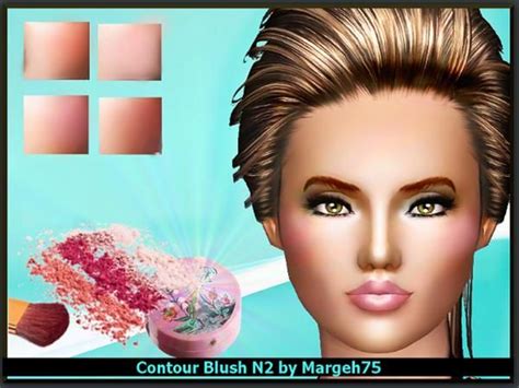 Margeh 75s Contour Blush N2 Margeh75 Sims 3 Makeup Charing Sims Cc