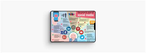 The Pros Cons Of Social Media Infographic Click Consult