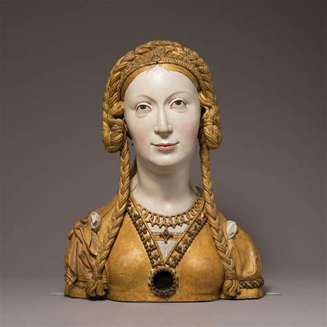 reliquary bust of a female saint south netherlandish the metropolitan museum of art