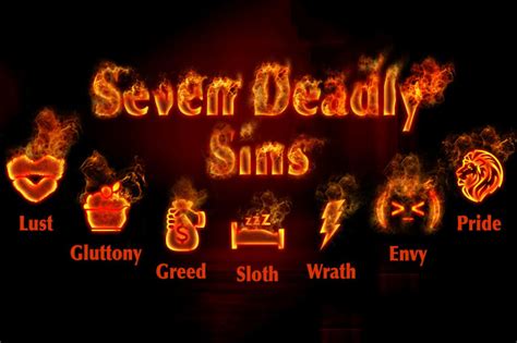 The List Of The Seven Deadly Sins In The Inferno