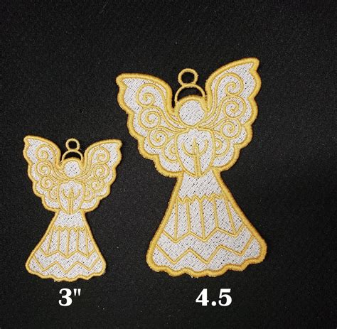 Fsl Angel Machine Embroidery Designs Etsy