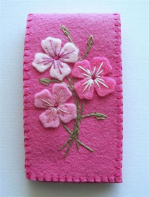 Felt Flower Design Inspiration Felt Embroidery Felt