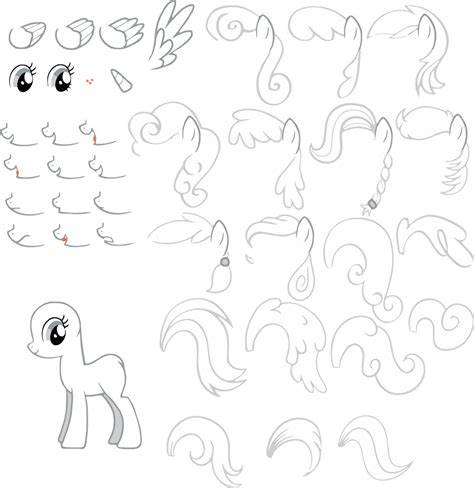 Design And Draw Your Own My Little Pony Brony Pony Pony Drawing