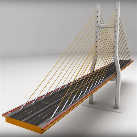Double Suspended Road Bridge Bridge Model Model Trains Bridge Design