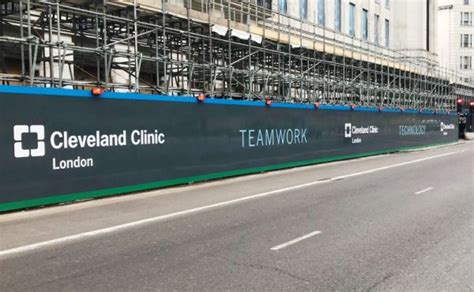 Cleveland Clinic London Embrace Building Wraps