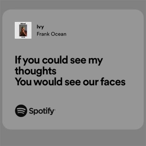 Frank Ocean Song Lyrics Ivy Blond Muziek