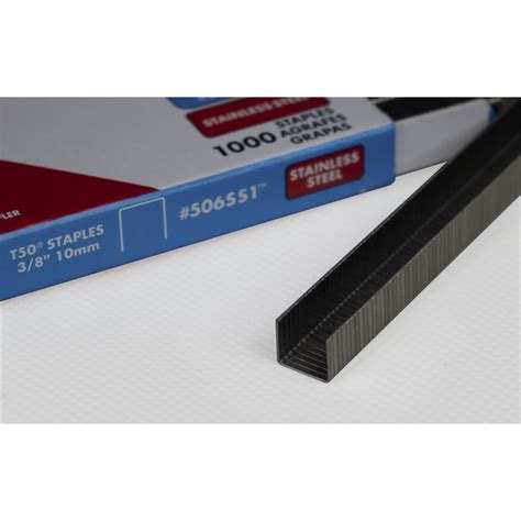 Arrow 10mm 3/8" Stainless Steel Staples - 1000 Pack - Bunnings Australia
