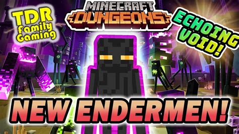 New Endermen Void Blocks Echoing Void Dlc The End Minecraft