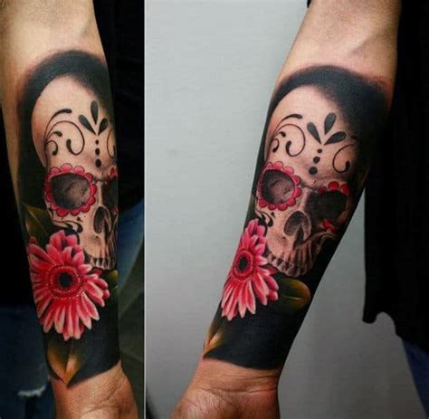 100 awesome skull tattoo designs. 100 Sugar Skull Tattoo Designs For Men - Cool Calavera Ink ...