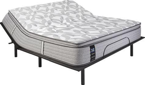 Sealy Posturepedic Weldon King Mattress With Head Up Only Base Rooms