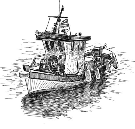Pin On Fishing Boat Coloring Pages