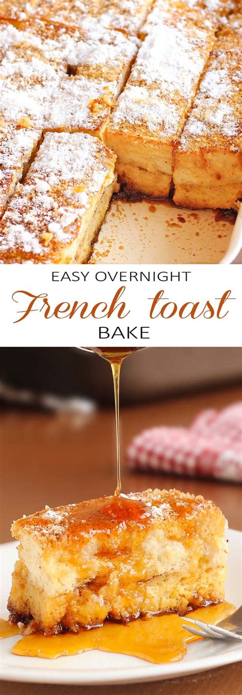 Easy Overnight French Toast Bake Cakescottage