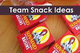 Images of Good Ideas For Soccer Snacks