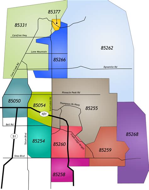 Scottsdale Az Zip Code Map World Map