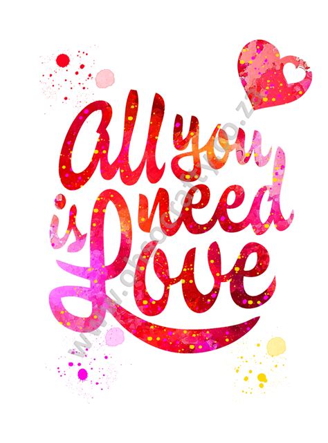 All You Need Is Love Diamond Painting Kit 30cm X 40cm