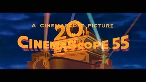 20th Century Fox Cinemascope 55 Logo Reversed Youtube