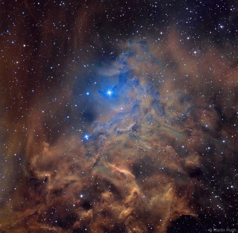 Apod 2018 February 25 Ae Aurigae And The Flaming Star Nebula