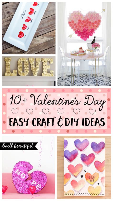 10 Easy Valentines Day Diy Craft Ideas For Adults Dwell Beautiful
