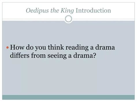 Ppt Oedipus The King Introduction Powerpoint Presentation Free Download Id 2022106