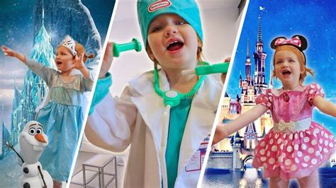 45 Kids Costume Runway Show Disney Princess Ana And Elsa Frozen Minnie