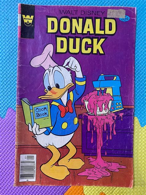 Donald Duck Vintage Walt Disney Comic Books Whitman Comics Etsy España