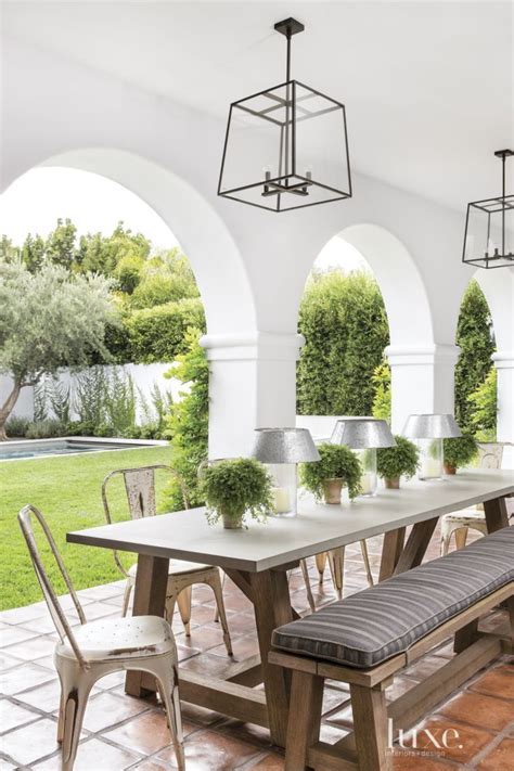 It started as furniture made just for practical purposes, and the materials used were whatever was available at the time. Spanish Colonial Neutral Patio with Dining Table | Spanish ...