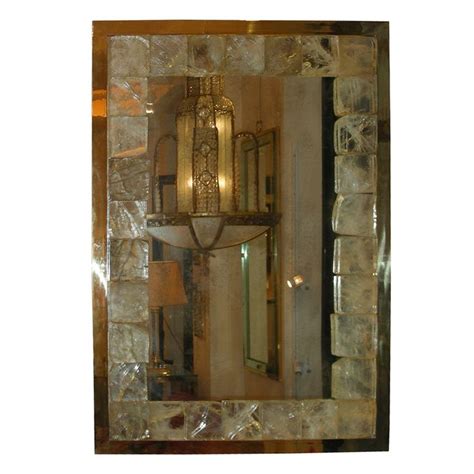 Contemporary Rock Crystal Lighted Mirror By André Hayat How Gorgeous Is This Modern Mirror