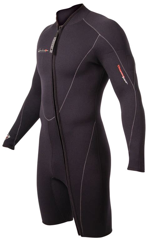 5mm Mens Henderson Thermoprene 2 Piece Wetsuit Combo Front Zip