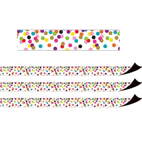 Teacher Created Resources Confetti Magnetic Border Wayfair