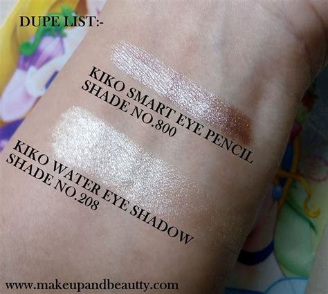 Makeup And Beauty Review And Swatches Of Kiko Milano Water