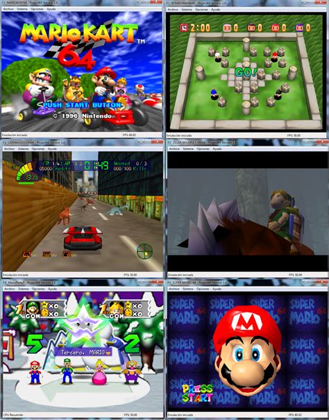 Nintendo 64 salió al mercado con 5 juegos de lanzamiento: MarioBrosArgentino: Emulador de Nintendo 64 + Roms(Juegos)