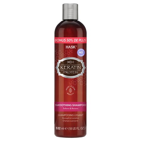 Hask Keratin Protein Smoothing Sulfate Free Shampoo 18 Fl Oz