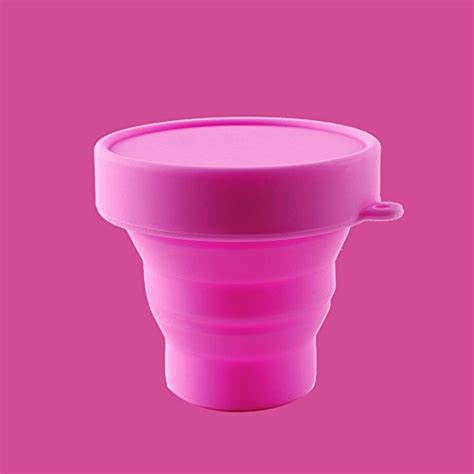 Collapsible Silicone Foldable Sterilizing Cup Set For Feminine Softcups