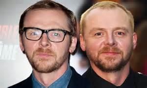 Simon Pegg Sports Fuller Head Of Hair Daily Mail Online