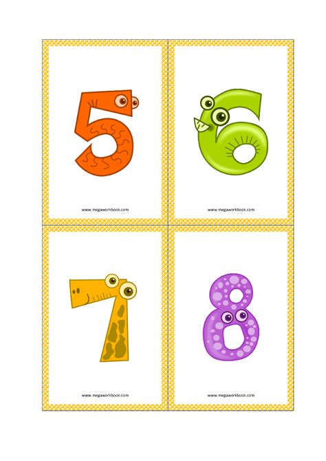 Number Cards 1 10 Printable Free