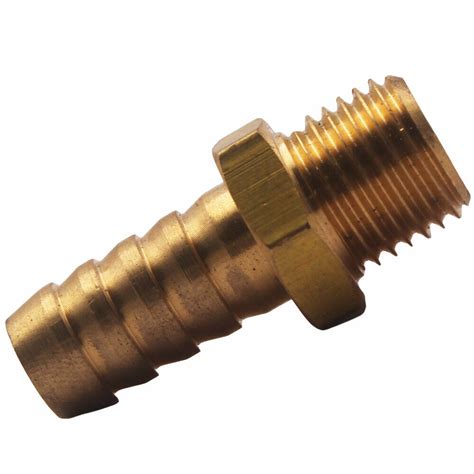 Fitting Metric M14x15 Male To Barb Hose Id 716” 11mm Brass Fuel Air Gas Ebay
