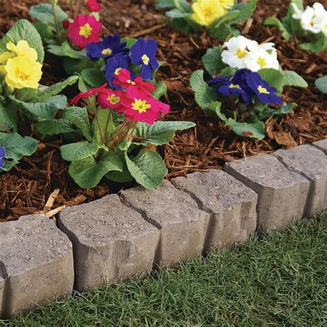 Home depot landscape edging is one of the pics we discovered on the internet from reliable sources. Mutual Materials 12 in. x 4 in. Cobble Concrete Edging ...