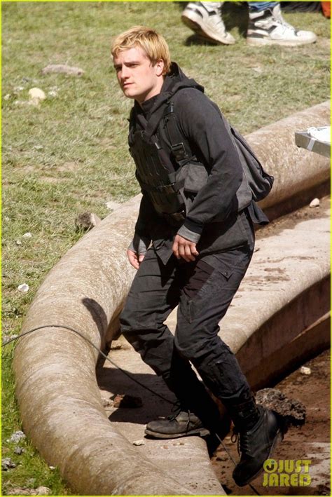 Peeta Mellark Is Back In Action Josh Hutcherson Spotted Filming For